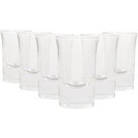 Rink Drink Tall Shot Glasses - 25ml - Clear - Pack of 6