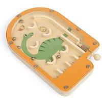 Bigjigs Toys Pinball Game (Diplodocus) - Mini Wooden Dinosaur Game, Pocket Money Gifts