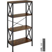 tectake Standing Shelf Barry in Brown