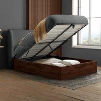 Birlea Ottoman Bed Frame Wooden Halfden in Grey | Size: King