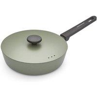 Morphy Richards 24cm Forged Aluminium Saute Pan in Green | Size: Medium