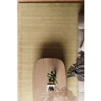 Kukoon Deep Pile Natural Wool Bedroom Area Rug Beige, Grey, Green Bedside Mat 120cm x 170cm | Size: 120 cm x 170 cm