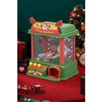 H&O Direct Kids Christmas Interactive Claw Machine with Music & Light