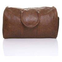 AJVANI Men's Holiday Gym Large Holdall Bag in Tan