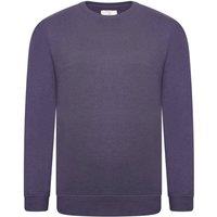 Smart Living Men's Classic Plain Crew Neck Long Sleeve Pullover Sweatshirt Jumper in Navy | Size: Small