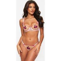 Ann Summers Women's Valentines Sweet Cherry String in Pink | Size: 14