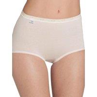 Sloggi Women's Basic+ Maxi Briefs in Yellow | Size: 18