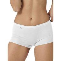 Sloggi Women's Basic+ Short Briefs in White | Size: 12