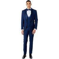 XPOSED Men's Greg 3 Piece Wedding Suit Tuxedo in Navy | Size: 42R