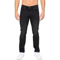 Bewley&Ritch Men's Abingdon Mid Wash Slim Jeans in Black | Size: 36R