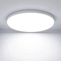 Pheashine Round LED Ceiling Light, 32W 6500K Cool White 24.8cm White Flush Lamp