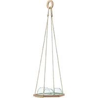 LSA Canopy Plant Hanger with Cork Base Set of 3 Pieces 29cm in Clear