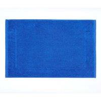 Homescapes Imperial Plain Cotton Bath Mat in Royal