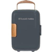 Russell Hobbs 4L Mini Cooler for Makeup, Drinks, Cosmetics in Grey