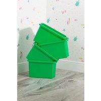 Wham Stack & Store 4x 35L Box in Green