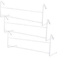 Havendro 3 Pack of 2 Bar Radiator Airer Dryer Clothes Drying Rack in White