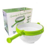 VOGREX Salad Spinner Salad Rotator Kitchen Fruits Vegetable Rotator in Green