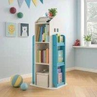 Havendro Blue 360 Rotating Kids' Children's Freestanding Bookshelf Bookcase