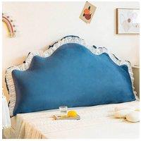 Living and Home Soft Headboard Pillow Backrest Cushion in Blue