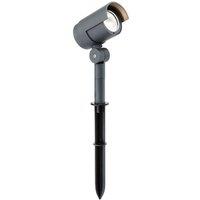Netlighting LED 1 Light Outdoor Spike Spot Graphite IP65 in Black
