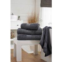 Deyongs Bliss Pima 4 Piece Towel Bale - 2 x Hand & x 2 Bath Towels in Charcoal