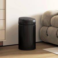 HOMCOM 30L Sensor Bin with Soft-Close Lid, Automatic Touchless Kitchen Bin in Black