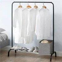 Havendro Black Heavy Duty Clothes Stand Shoe Storage Shelf Bedroom