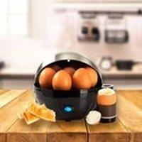 Havendro Electric Black & Stainless Steel Egg Poacher Steamer Omelette