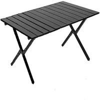 VOGREX Portable Folding Camping Table Carry Bag Outdoor BBQ Picnic in Black