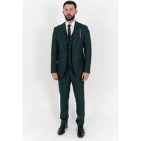 V2 Classic Men's Charles - Green Tweed Three Piece Suit | Size: 48R