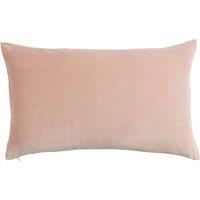 CHRISTY Luxury Filled Velvet 'Jaipur' Rectangle Cushions in Dusty Pink | Size: 30 cm x 50 cm
