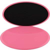VOGREX Pink 2x Dual Sided Fitness Gliding Discs Core Sliders
