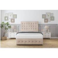Sloomy Berlin Naples Divan Set No Drawers-26 Headboard-Footboard in Light Sand | Size: Small Single