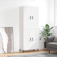 Berkfield Home Highboard White 69.5x34x180 cm Engineered Wood