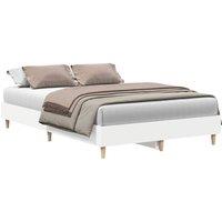 Berkfield Home Bed Frame No Mattress White 135x190 cm Double Engineered Wood