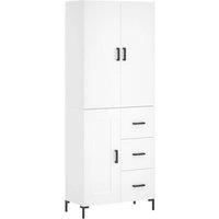 Berkfield Home Highboard White 69.5x34x180 cm Engineered Wood