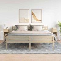Berkfield Home Durable Bedside Cabinets 2 pcs with Drawer Sonoma Oak 25x31x66 cm in Light Brown | Size: 25 x 31 x 66 cm