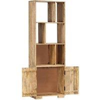 Berkfield Home Dense Bookshelf 60x35x180 cm Solid Mango Wood in Brown | Size: 60 x 35 x 180 cm