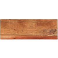 Berkfield Home Table Top 90x30x2.5 cm Rectangular Solid Wood Acacia in Brown