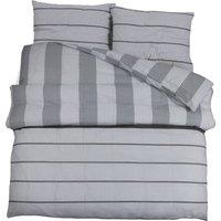 Berkfield Home Duvet Cover Set Grey 135x200 cm Cotton