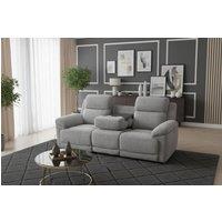 Stratus Interiors Owen Electric Recliner Sofa with Adjustable Settings in Grey