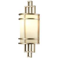Netlighting Fusion Flush Wall Lamp Painted Natural Brass in Gold