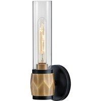 Netlighting Hinkley Ellison Bathroom Wall Lamp Black Heritage Brass IP44 1x E27