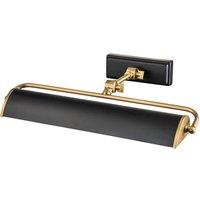 Netlighting Winchfield 2 Light Medium Picture Light Aged Brass & Matte Black