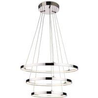 Netlighting Esprit Integrated LED Ceiling Pendant Chrome in Silver