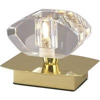 Netlighting Alfa Small Table Lamp 1 Light G9 Polished Brass in Gold
