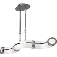Netlighting Guss Telescopic GU10 3 Light L1 SGU10 Bar Chrome White Acrylic in Grey