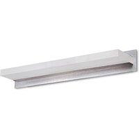 Netlighting Tacca Wall Lamp 14W LED Large 3000K 900lm Chrome Frosted Acrylic in Grey