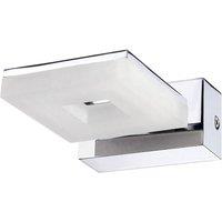 Netlighting Marc Wall Lamp 5W LED 3000K IP44 450lm Chrome Frosted Acrylic in Grey