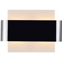 Netlighting Damo Flush Wall Light 2 Light G9 White Base Chrome Centre Band in Grey